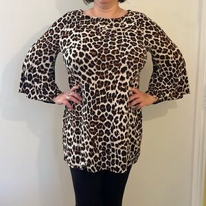 Alfani Woman Leopard print tunic size 1X